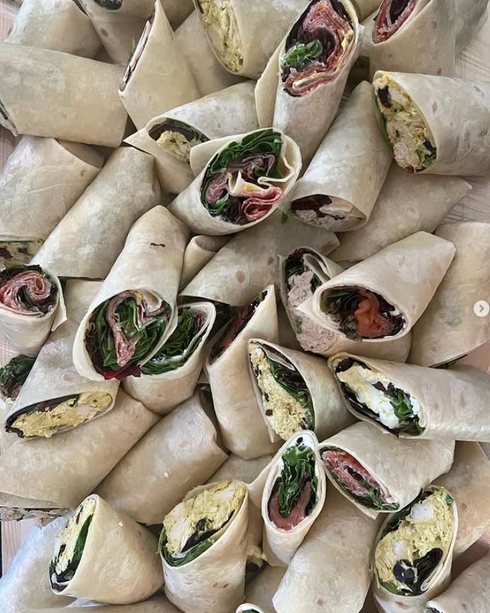 Catering — assorted wrap board